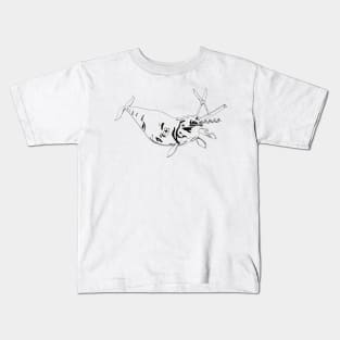 Swiss Army Narwhal Kids T-Shirt